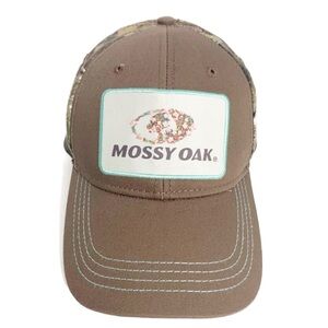 Paramount Outdoors Co Mossy Oak Camo Baseball Cap Embroidered Patch On Front